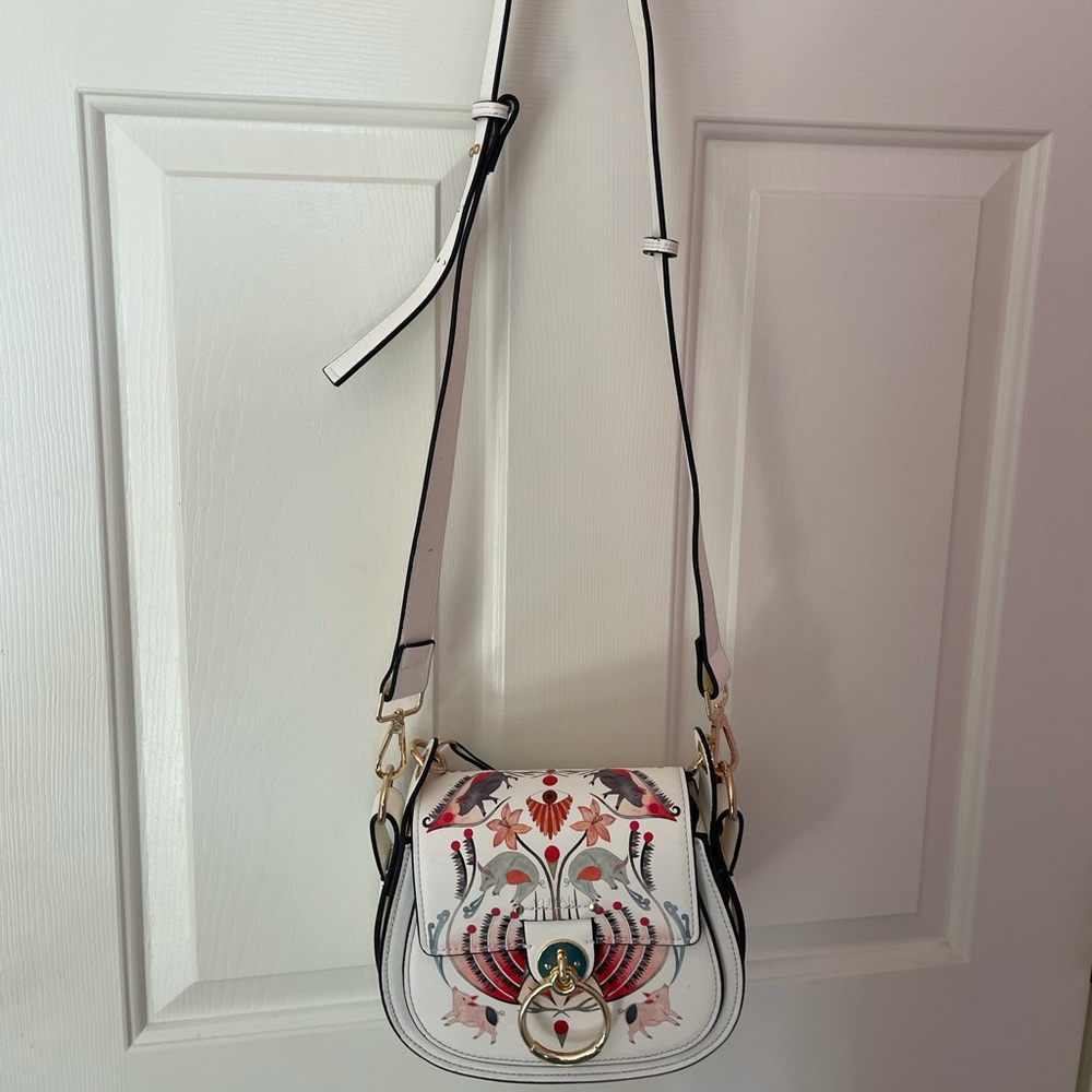 White crossbody bag